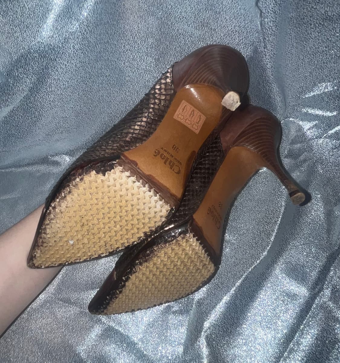 끌로에 웨스턴무드 스틸레토 힐 상품이미지5