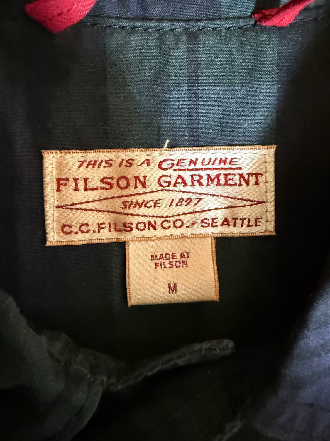 FILSON 블랙워치 왁스드 코튼 자켓 / 헤리티지 / 남성 M(105) 상품이미지3