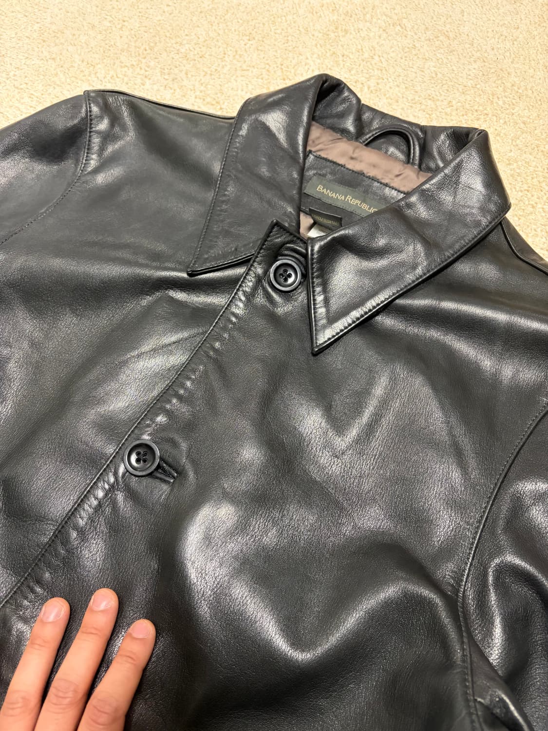 100) 바나나리퍼블릭 레더 카코트 올드갭 카코트 상품이미지3