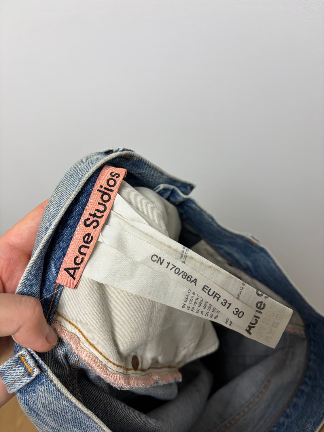 아크네 스튜디오 2023 슈퍼배기진 상품이미지7