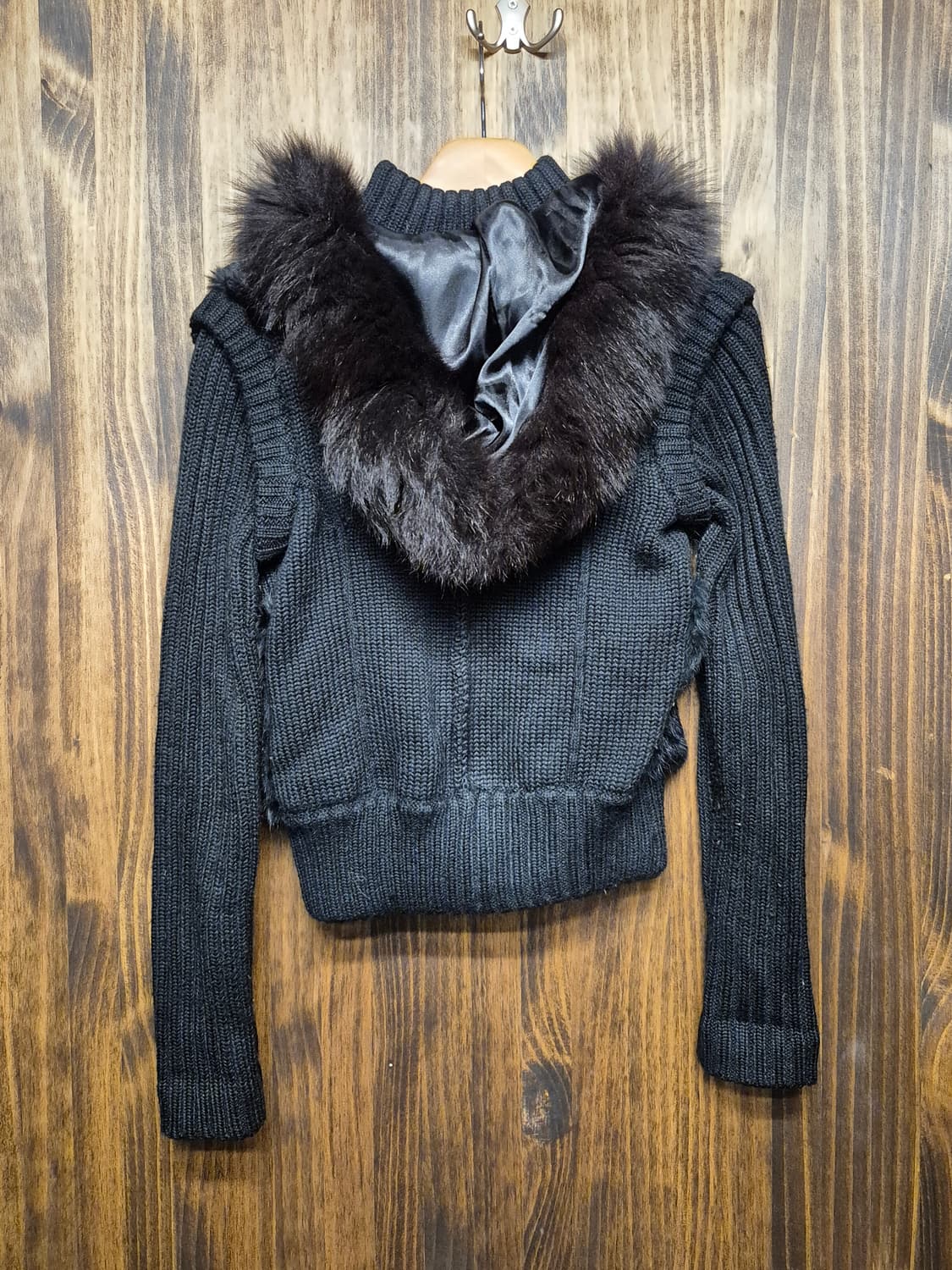 BLACK NEAT FUR ZIPUP 상품이미지5