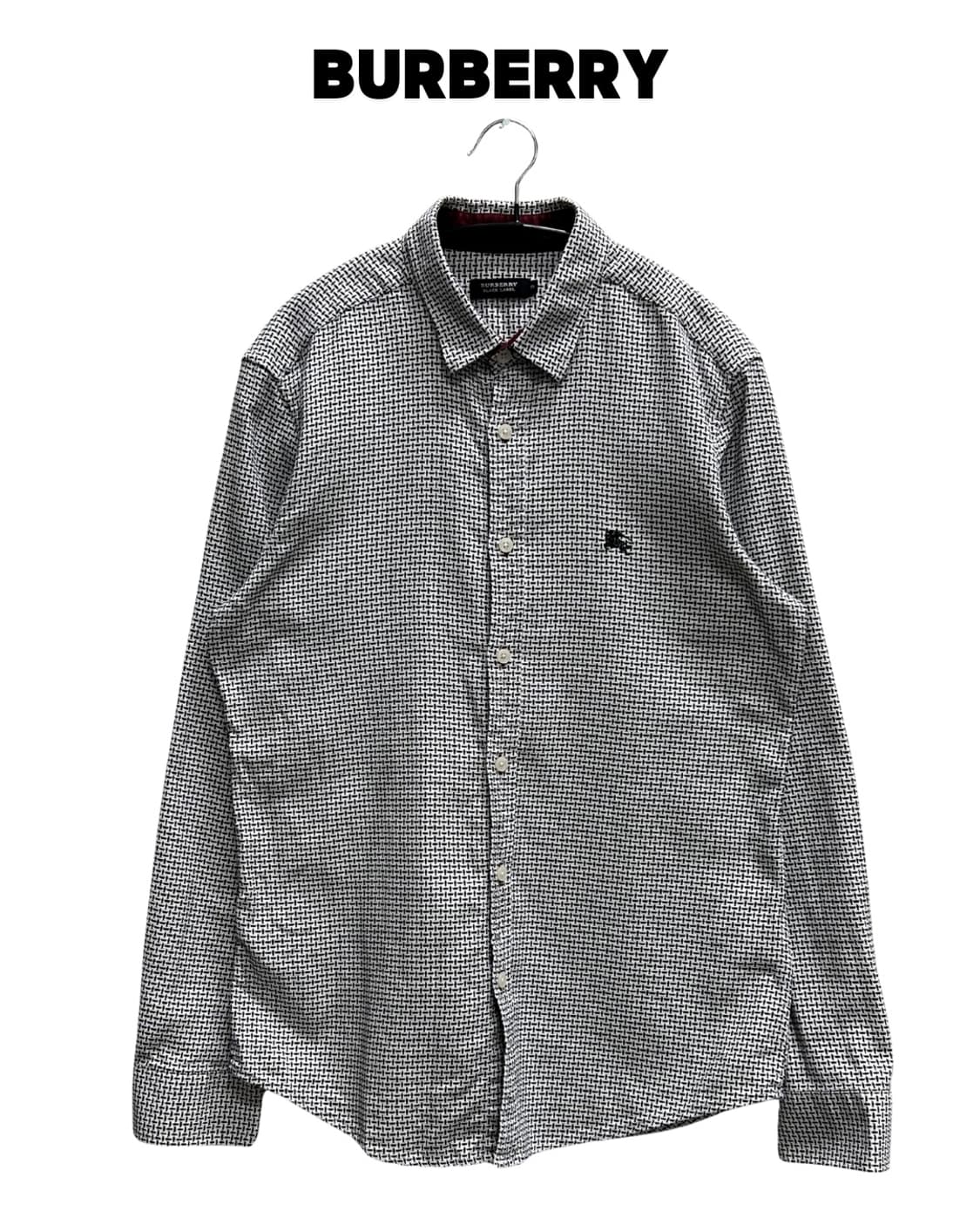 버버리 블랙라벨 지오메트릭 패턴 셔츠 상품이미지1