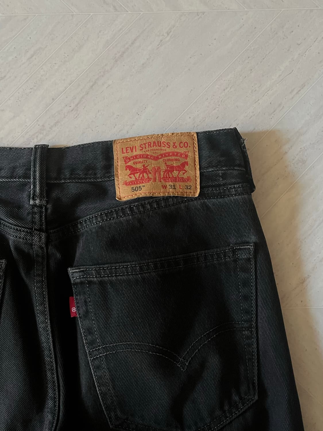 빈티지 리바이스 505 두 벌 (흑청, 진청) 상품이미지3