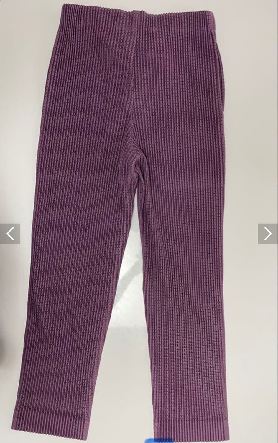 옴므플리세 퍼플 메쉬팬츠 상품이미지2