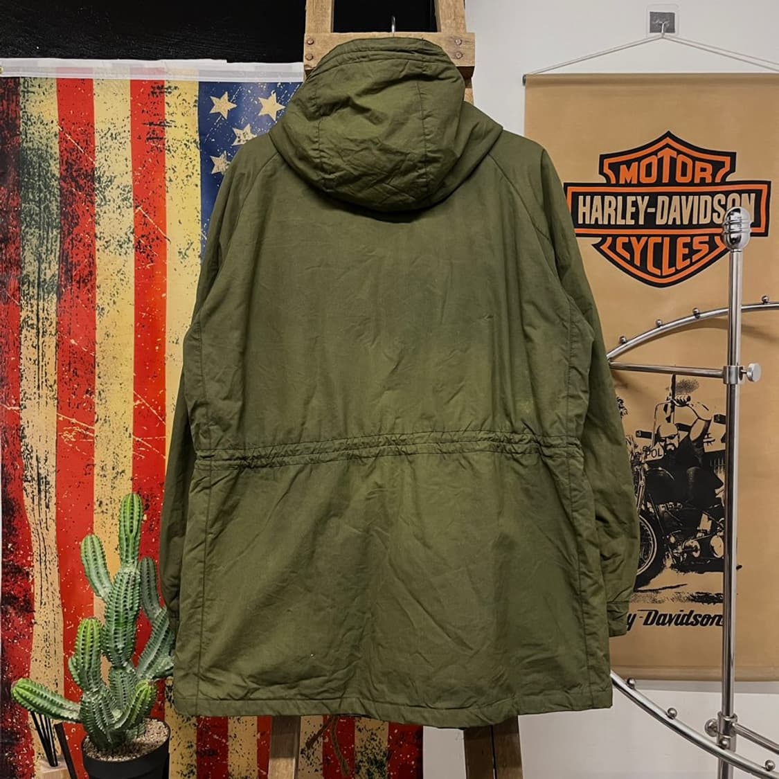 바버 쉐르파 라이닝 클래식 타탄 왁스 코튼 자켓 파카 N000 상품이미지2