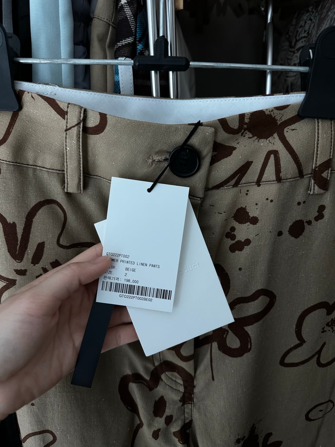 오픈와이와이 린넨 와이드 팬츠 상품이미지3