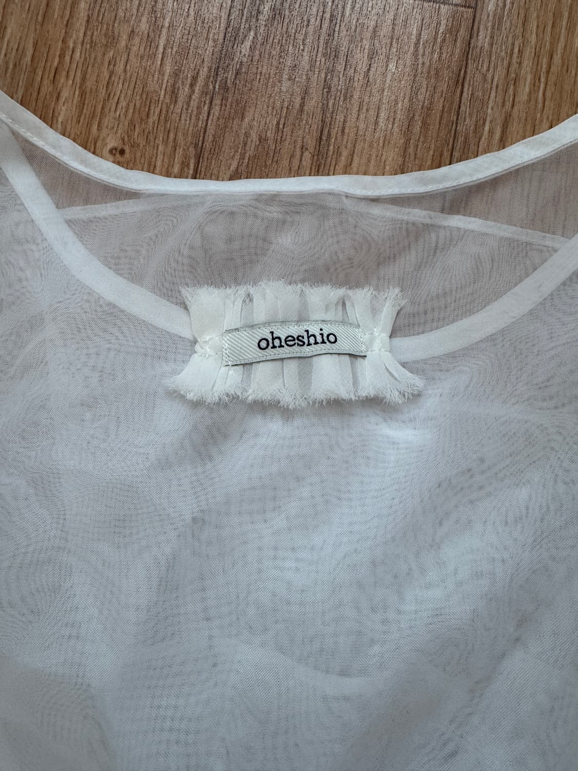 오헤시오 FRILL LACE LAYERED SLEEVELESS TOP 상품이미지3