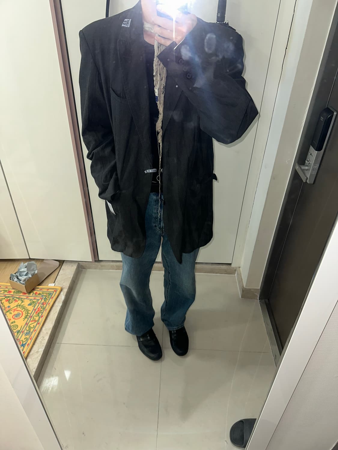 [48] 23ss 미하라야스히로 블레이저 그레이 상품이미지6