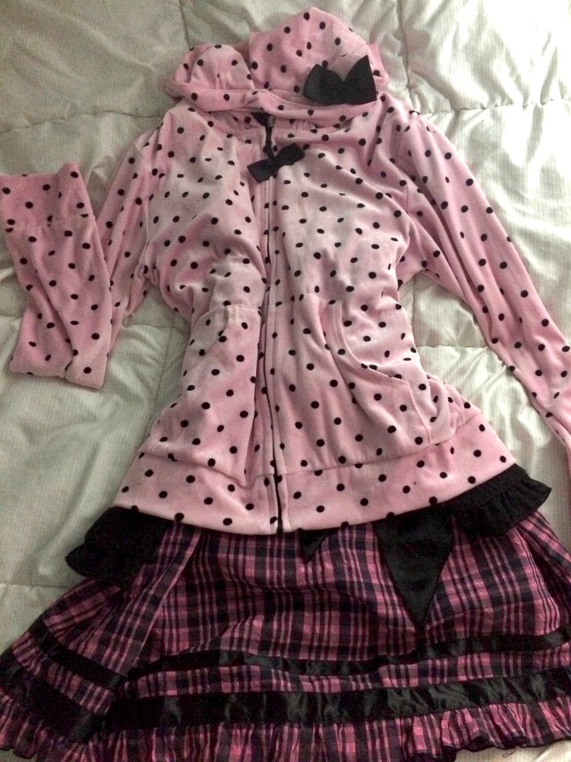 히메갸루 캐캐체 빈티지 코디셋 슈가돌 엑시즈팜 트랄랄라 쿠마미미 핑크 상품이미지1