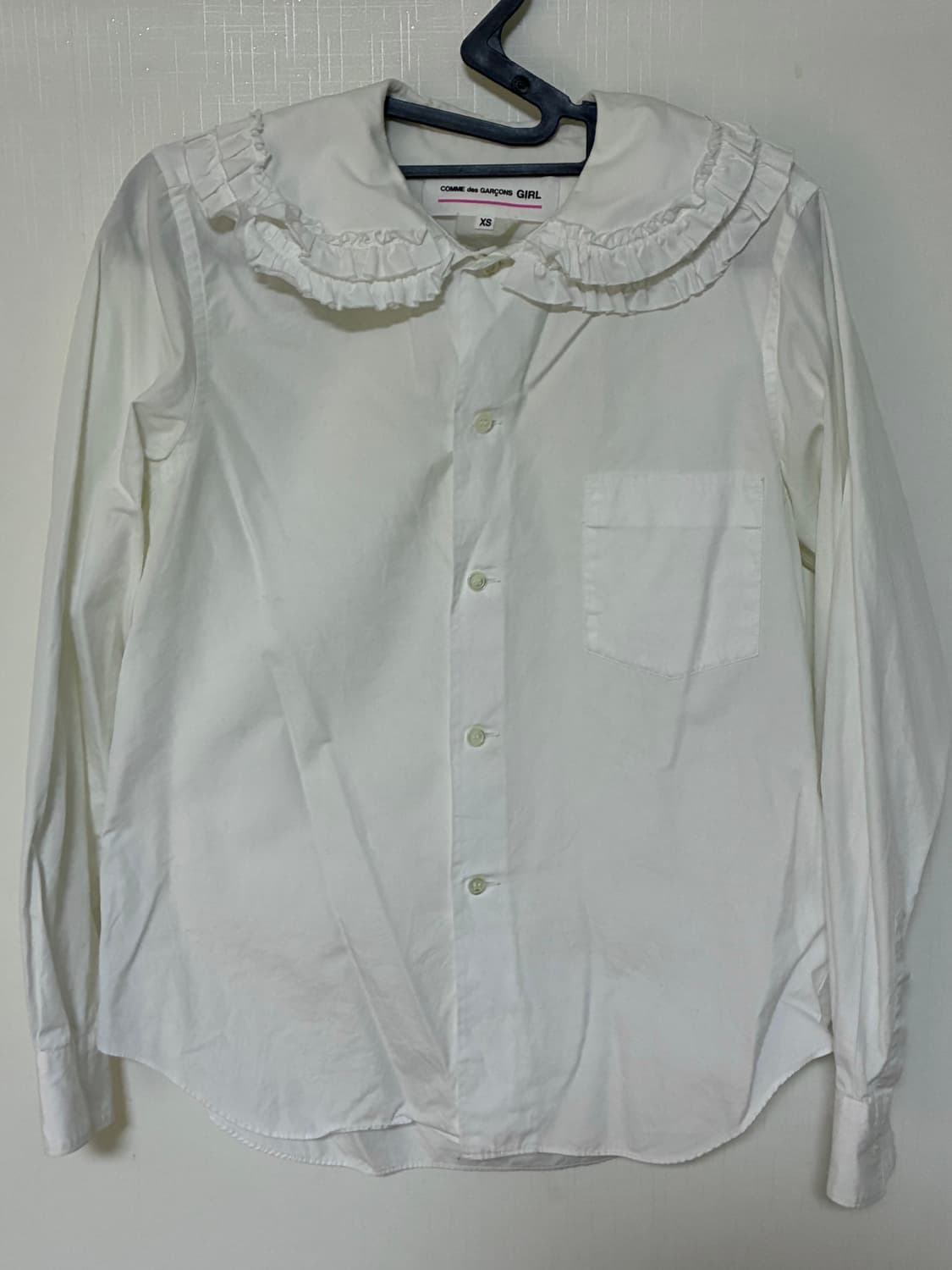 꼼데가르송걸 러플 셔츠 AD2018 상품이미지1