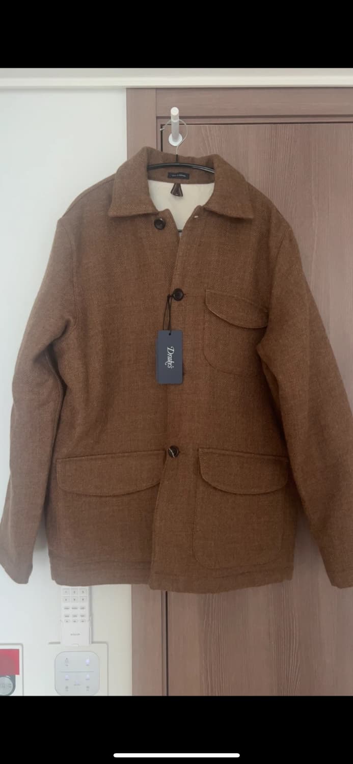 Drake's 브라운 울 초어 자켓 42 미실착 새상품 상품이미지2