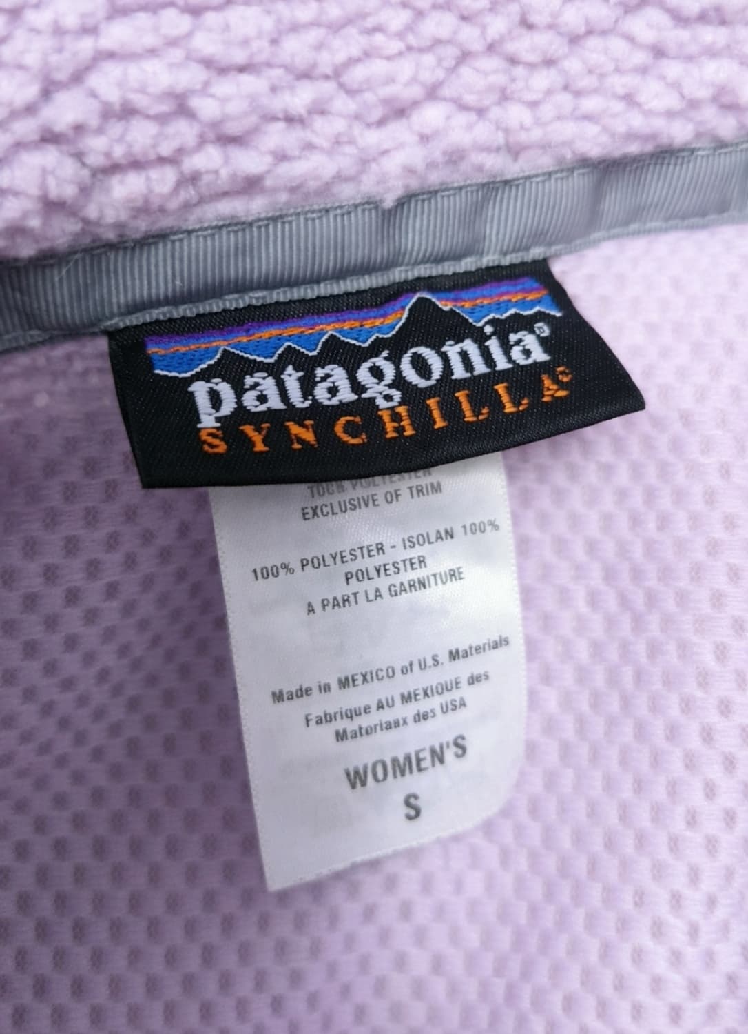 파타고니아 신칠라 라이트 퍼플 플리스 후리스 / 00s / S (55) 상품이미지5