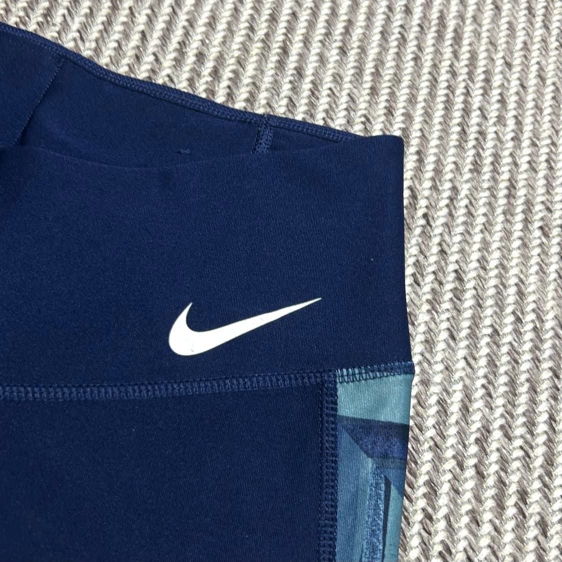 [M] Nike 나이키 우먼즈 드라이핏 레깅스 네이비 상품이미지5