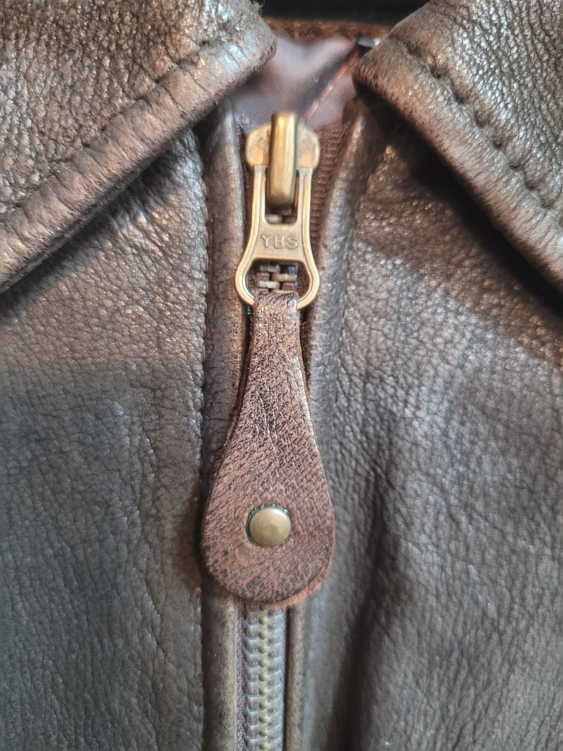 90' Lee 리 가죽 자켓 브라운 100 상품이미지6