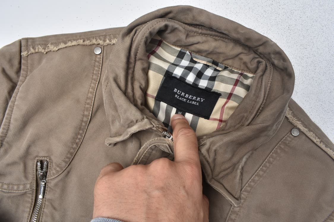 90S 버버리 웨스턴 코튼 셔츠 자켓 셔켓 M N0826 상품이미지5