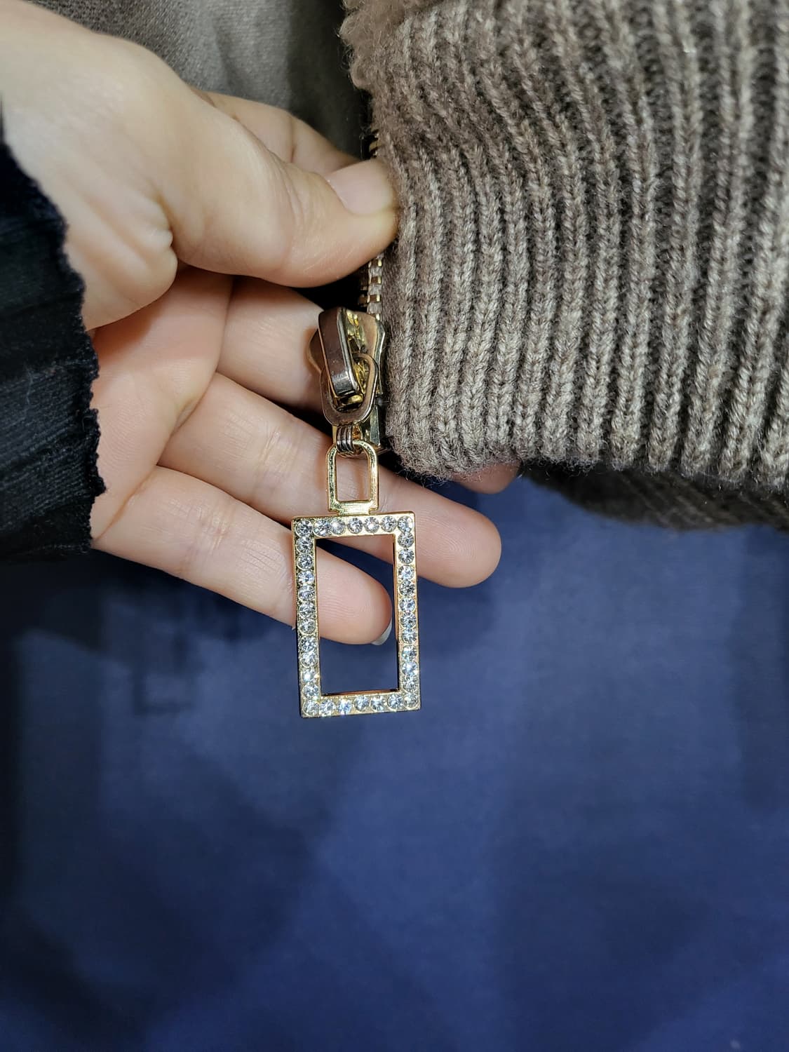 후드 니트 자켓 상품이미지6