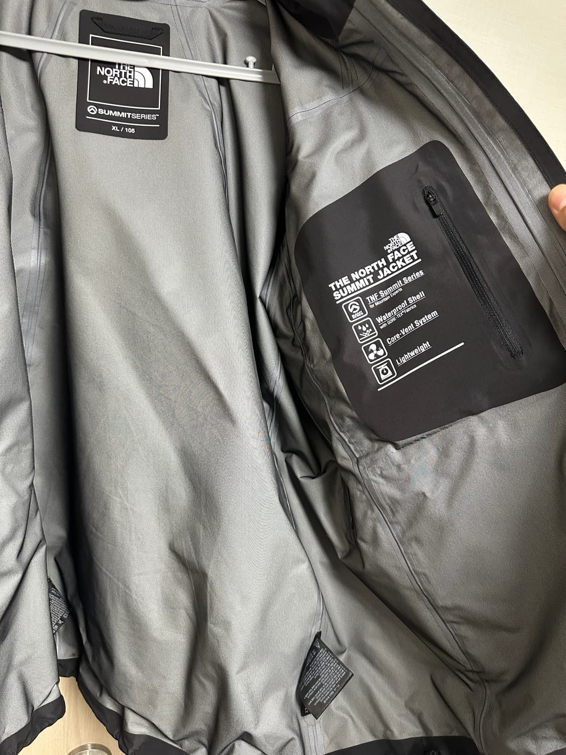 노스페이스 칸테가 고어텍스 자켓 블랙 XL 상품이미지3