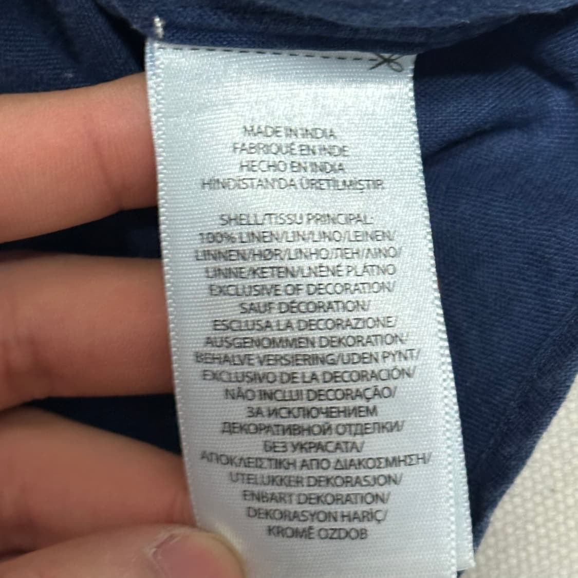 Polo Ralph Lauren 네이비 린넨 셔츠 상품이미지4