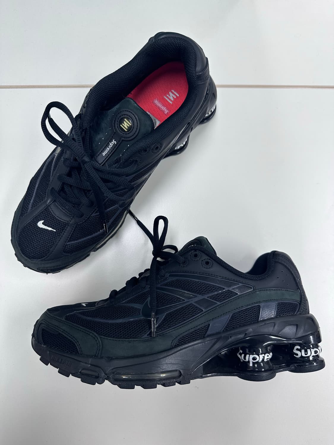 [260] 나이키 x 슈프림 샥스 라이드 2 SP 블랙 상품이미지2