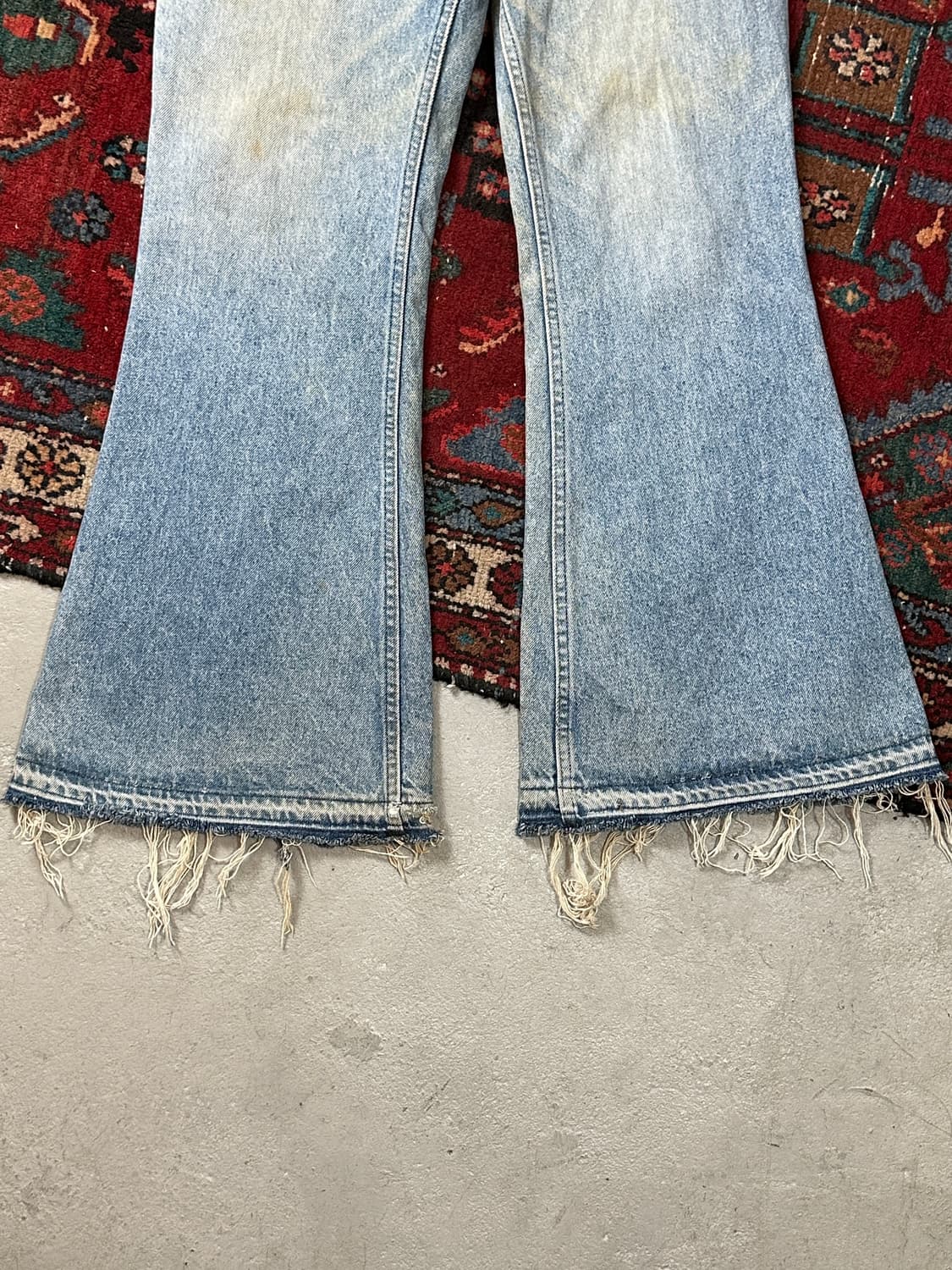 80's USA Made 빈티지 리바이스 684 벨바텀 부츠컷 데님 상품이미지7