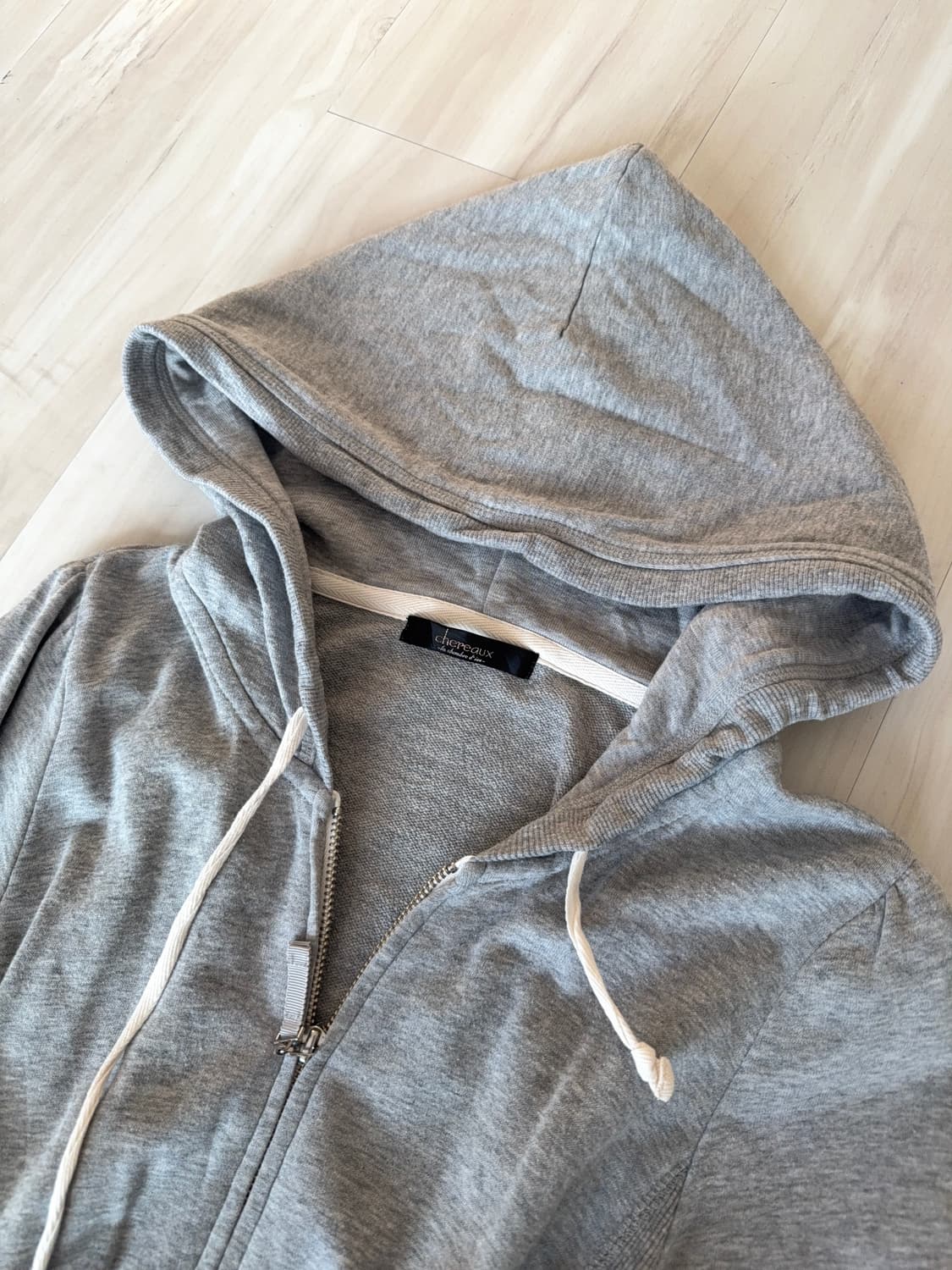 Gray y2k zip-up 상품이미지2