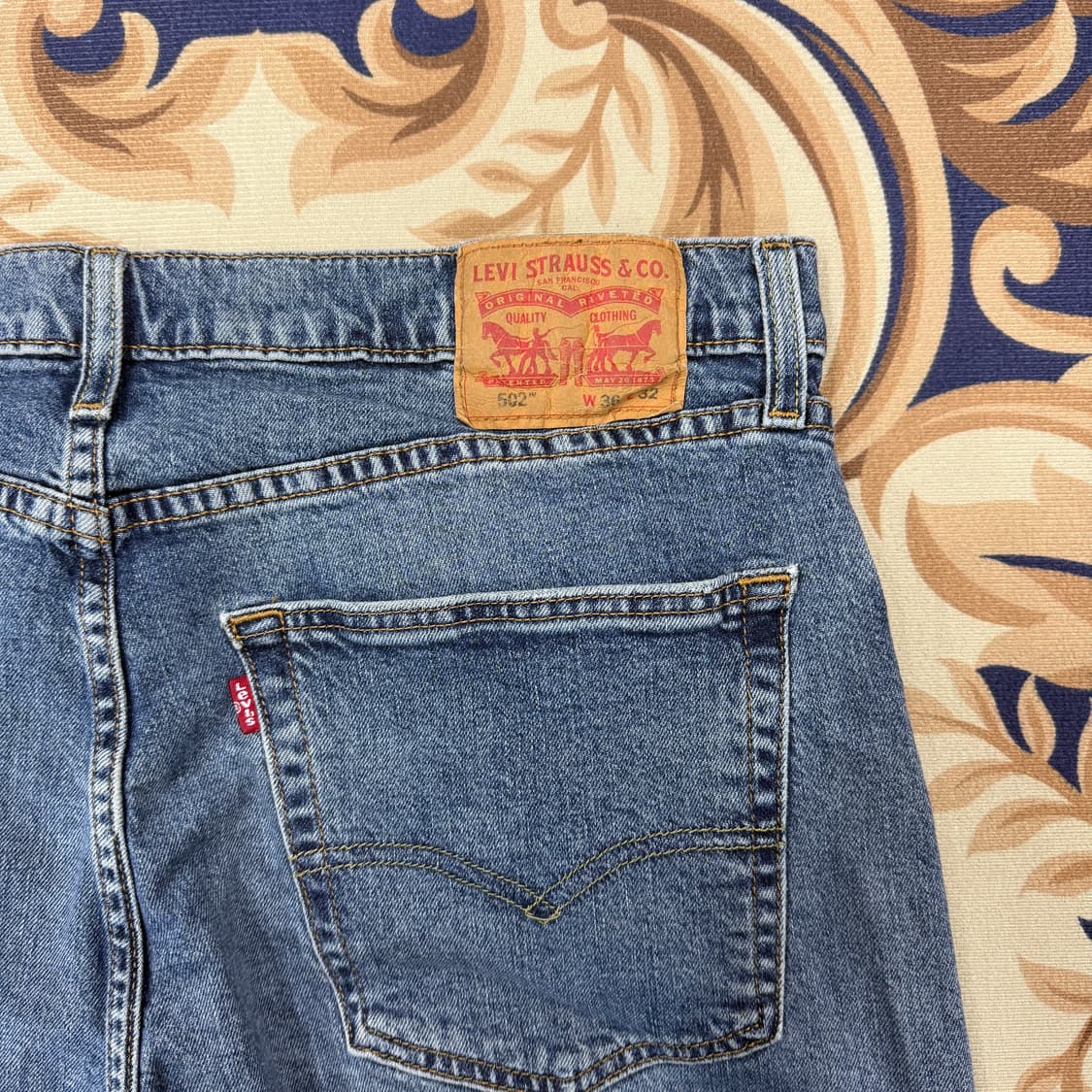 (36)리바이스Levis 502 워싱데님팬츠 상품이미지2