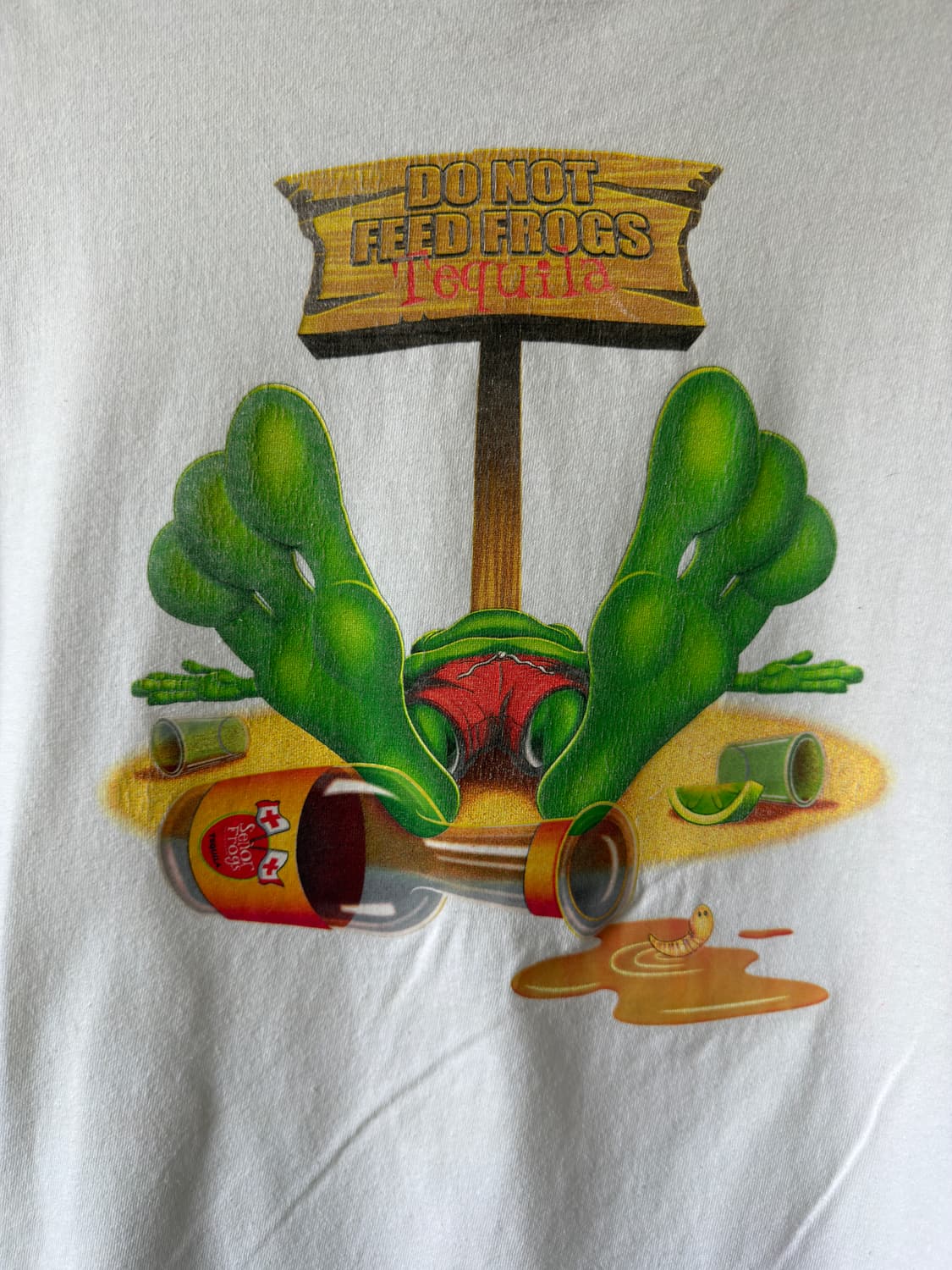 00s senor frogs 프로그 빈티지 티셔츠 상품이미지2