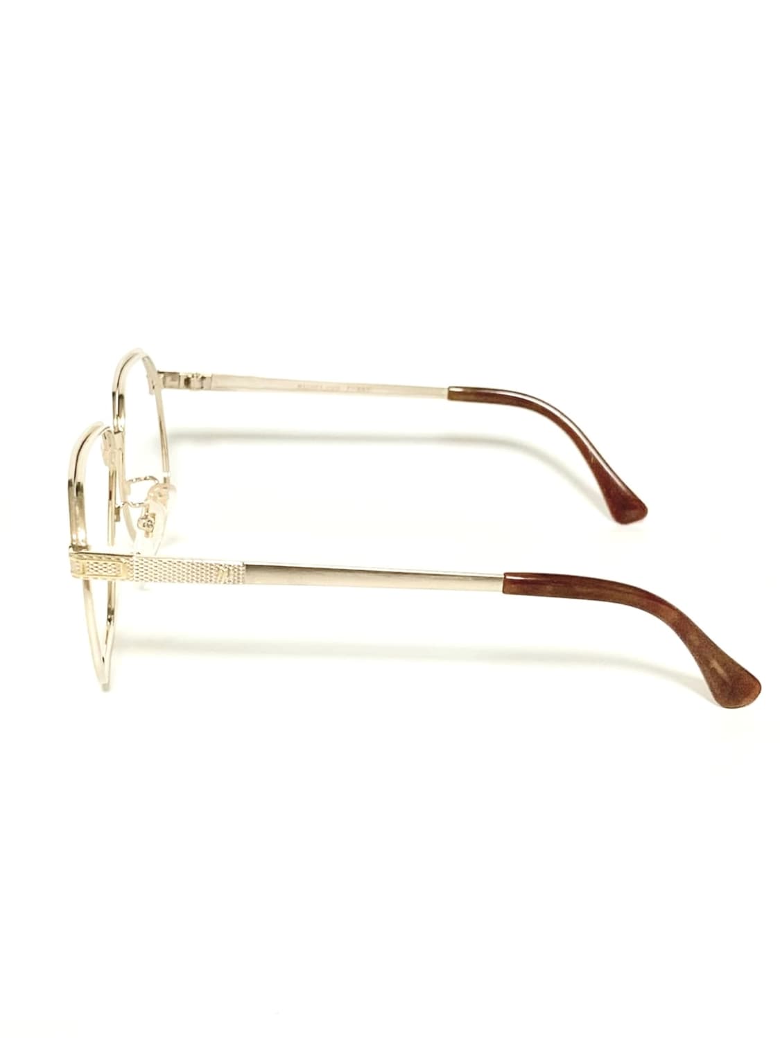 데드스탁 클래식 골드 메탈 스퀘어  빅사이즈 안경테  상품이미지4