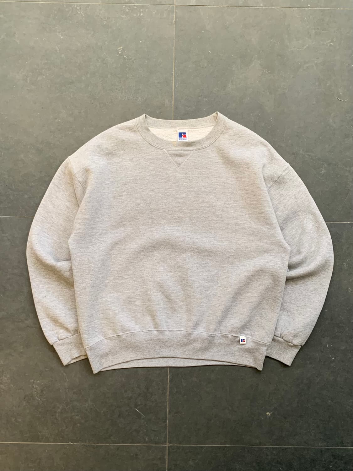 90s 러셀 애슬래틱 튜블러 스웻셔츠 그레이 상품이미지1