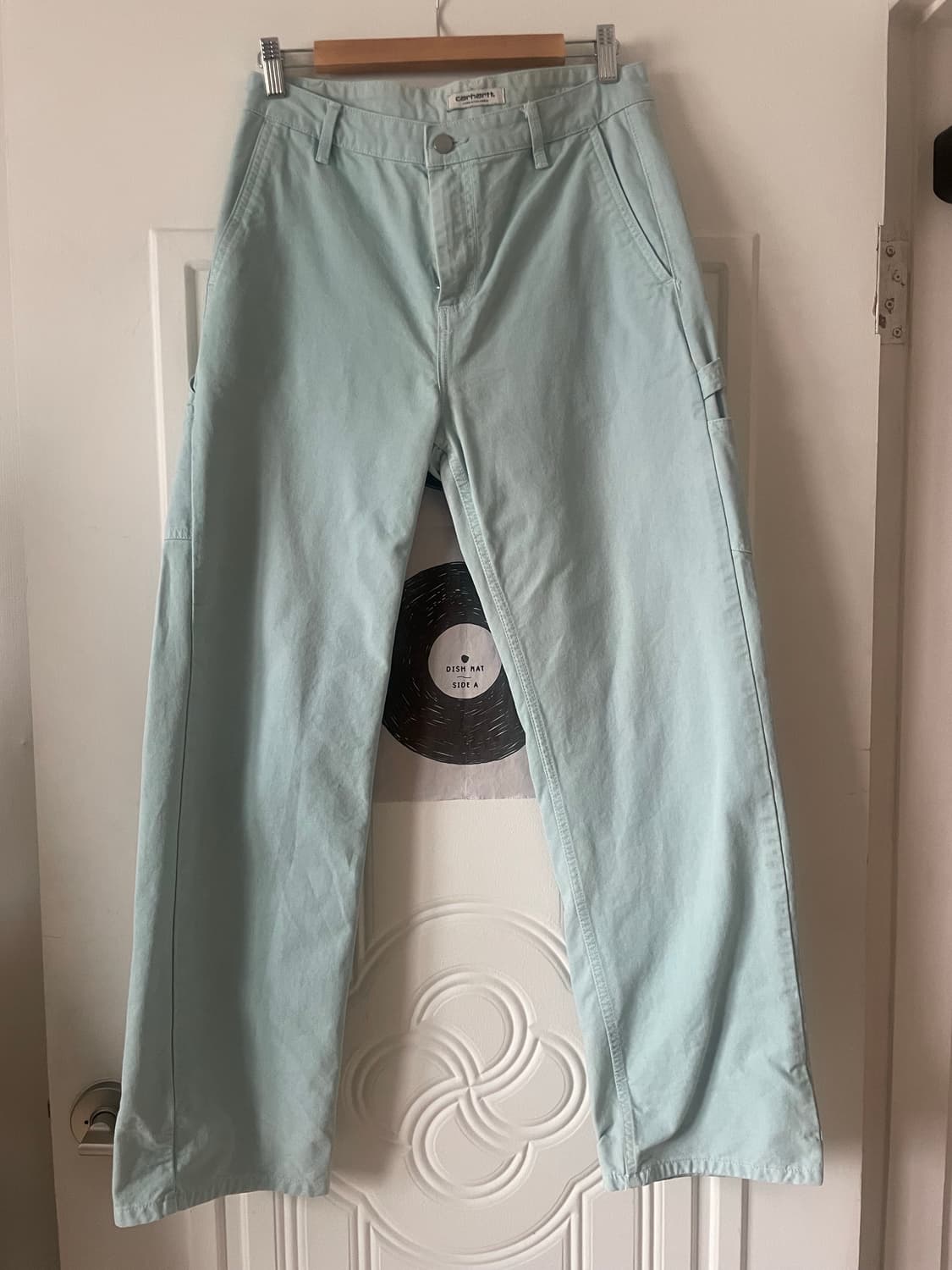 칼하트wip 우먼 피어스 싱글니 팬츠 상품이미지1