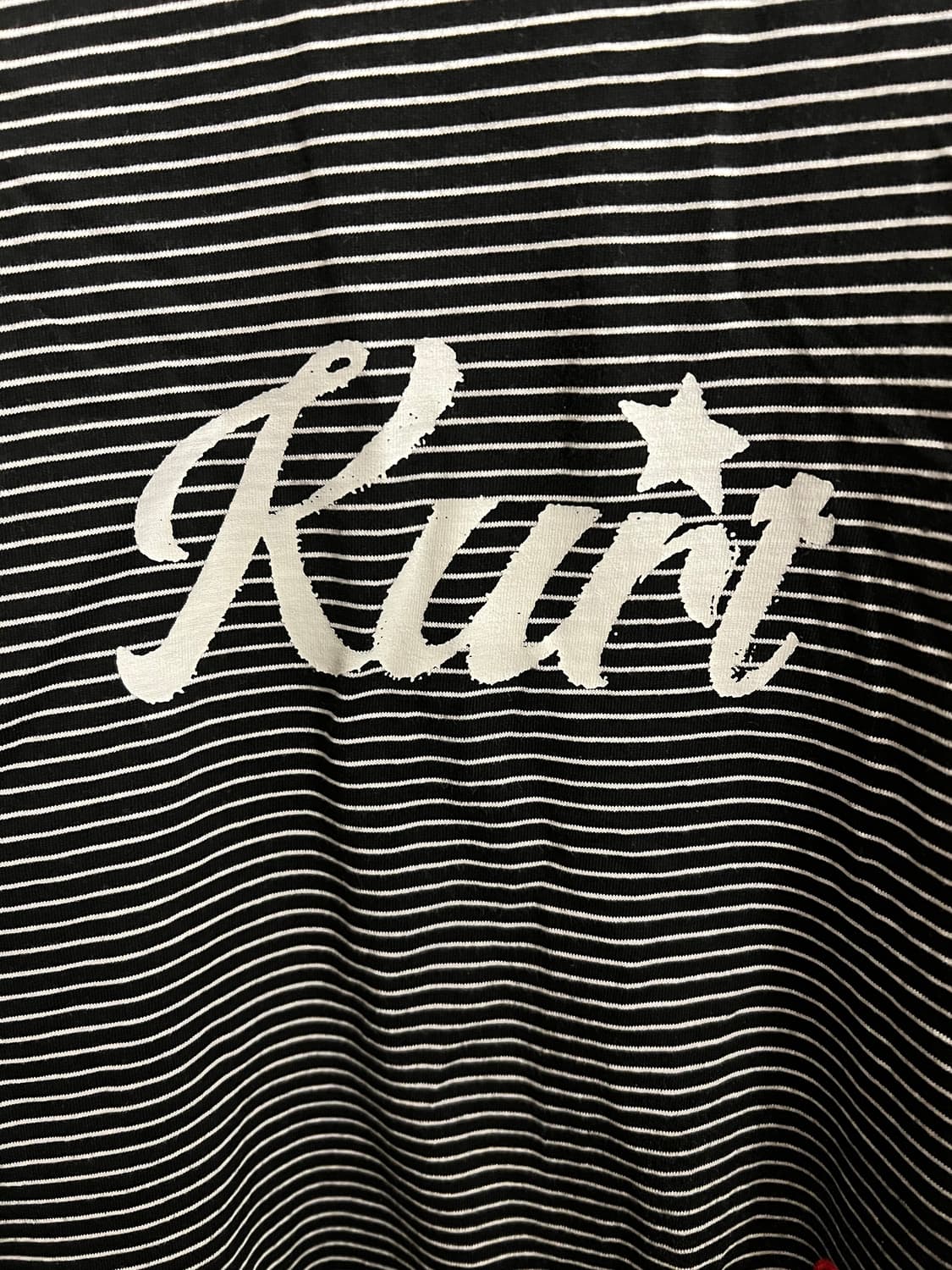 앤더슨벨 Kurt 스트라이프 티셔츠 블랙 M 상품이미지7