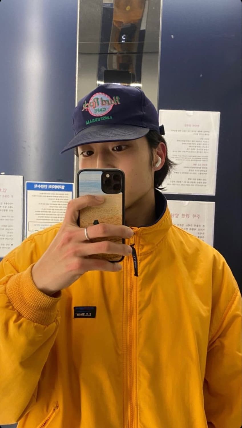 M) 엘엘빈 웜업 자켓 노랑 옐로우 상품이미지1