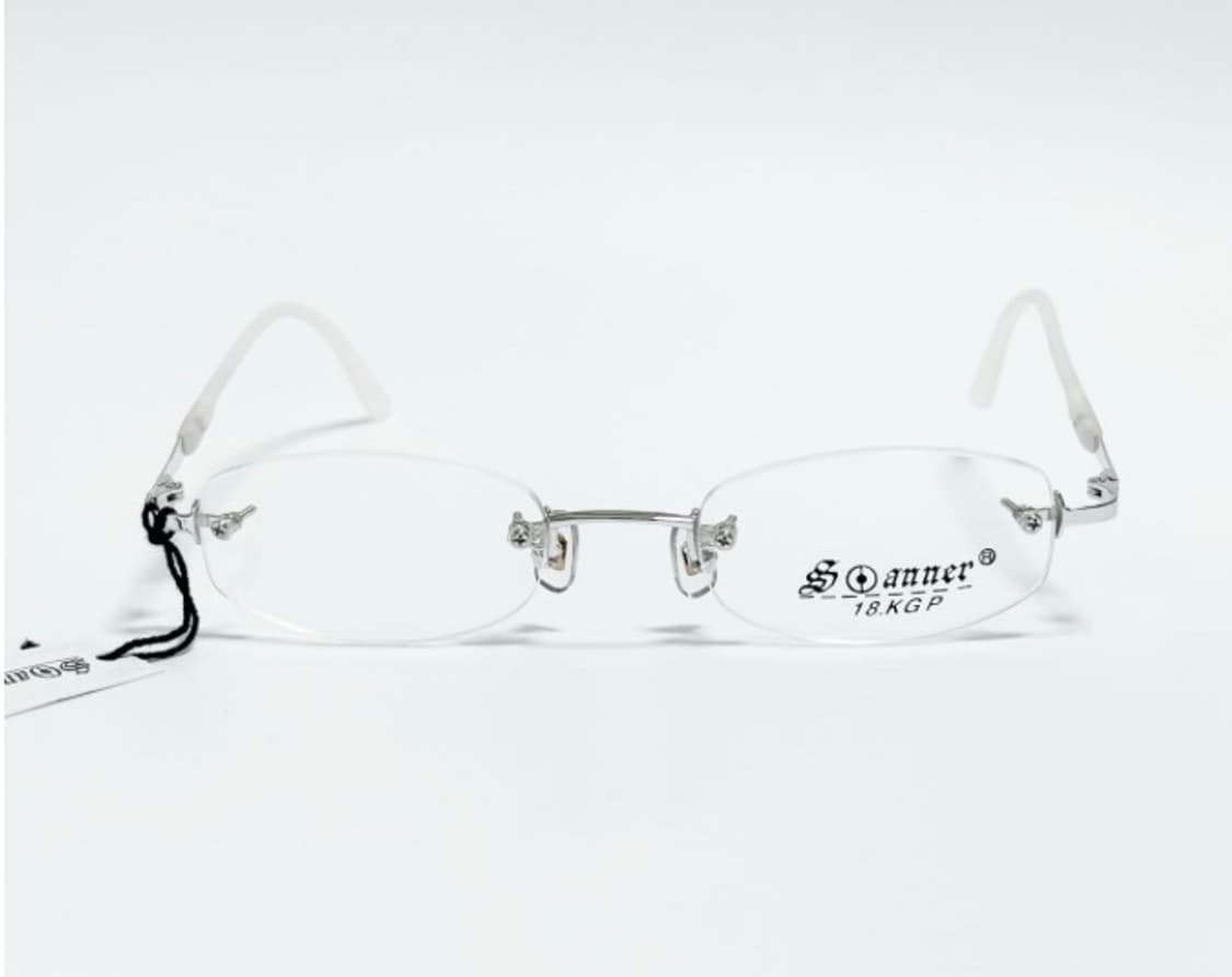 Scanner silver square rimless glasses 상품이미지1