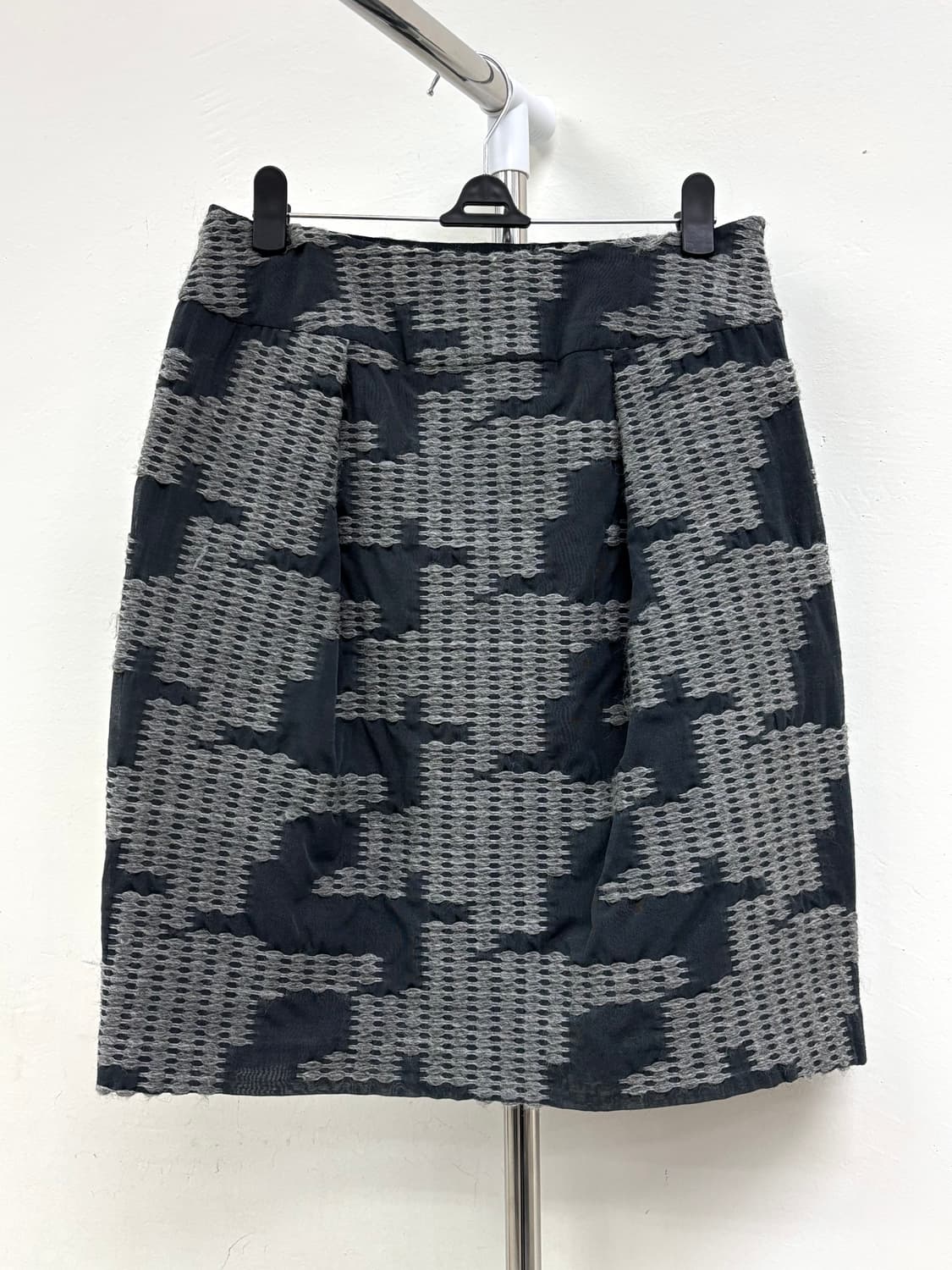 빈티지 그레이 울 스커트 상품이미지4