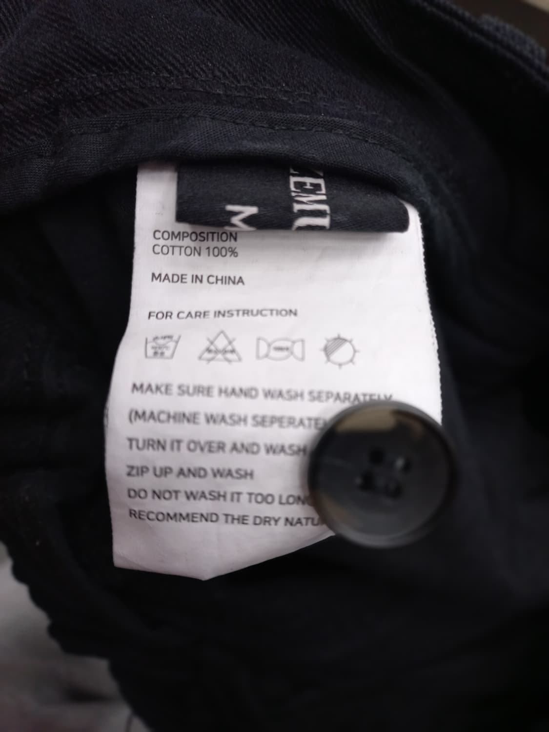 212ES ZIZEMUSEUM 블랙 카고 팬츠(여26-28) 상품이미지4