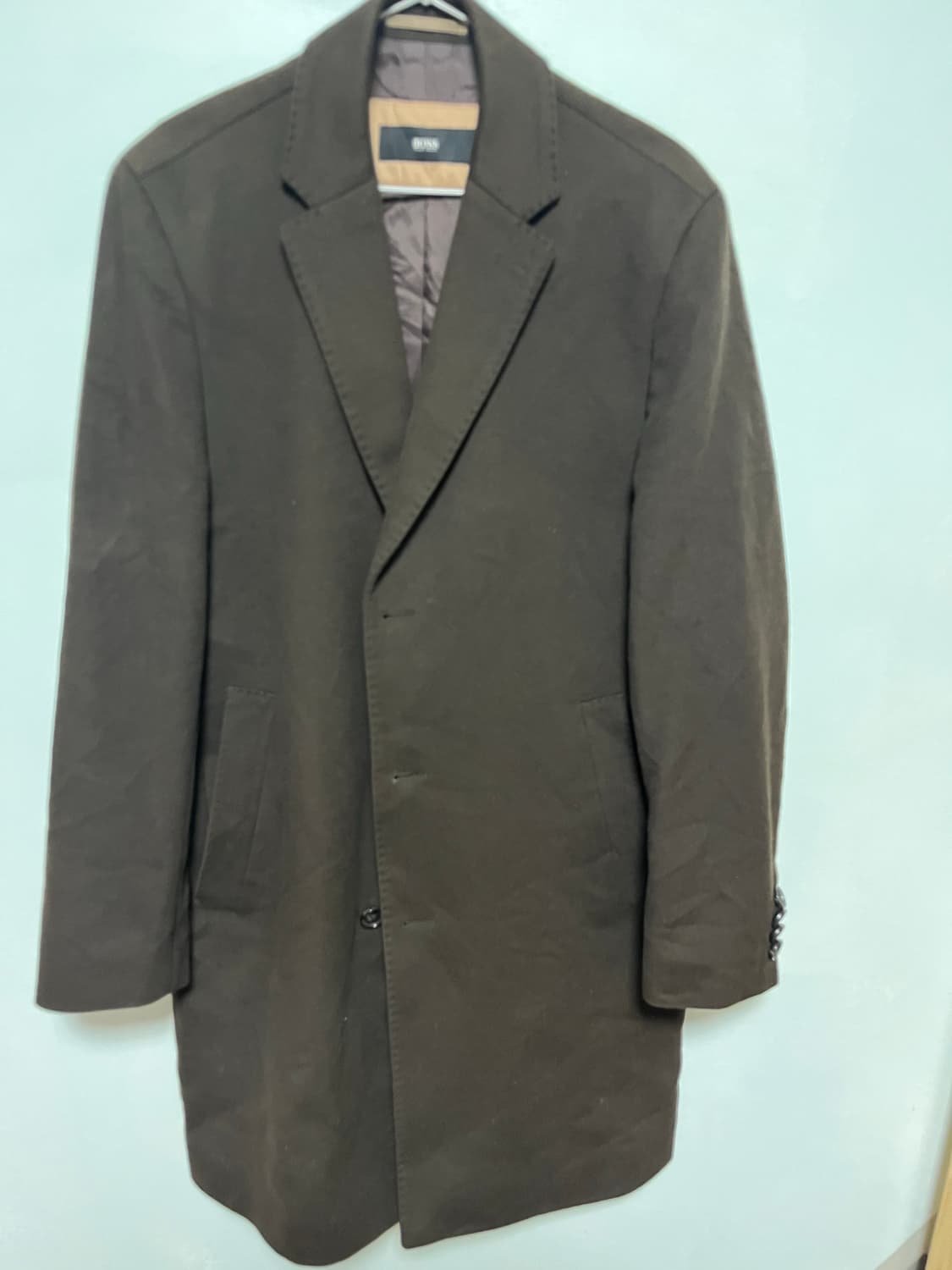 휴고보스(hugo boss) 브라운 캐시미어 자켓 상품이미지1