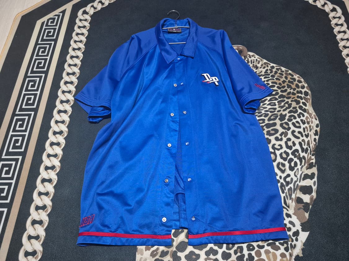 90's NBA X USG 디트로이트 피스톨즈 올드스쿨 반팔 져지 2XL 상품이미지1