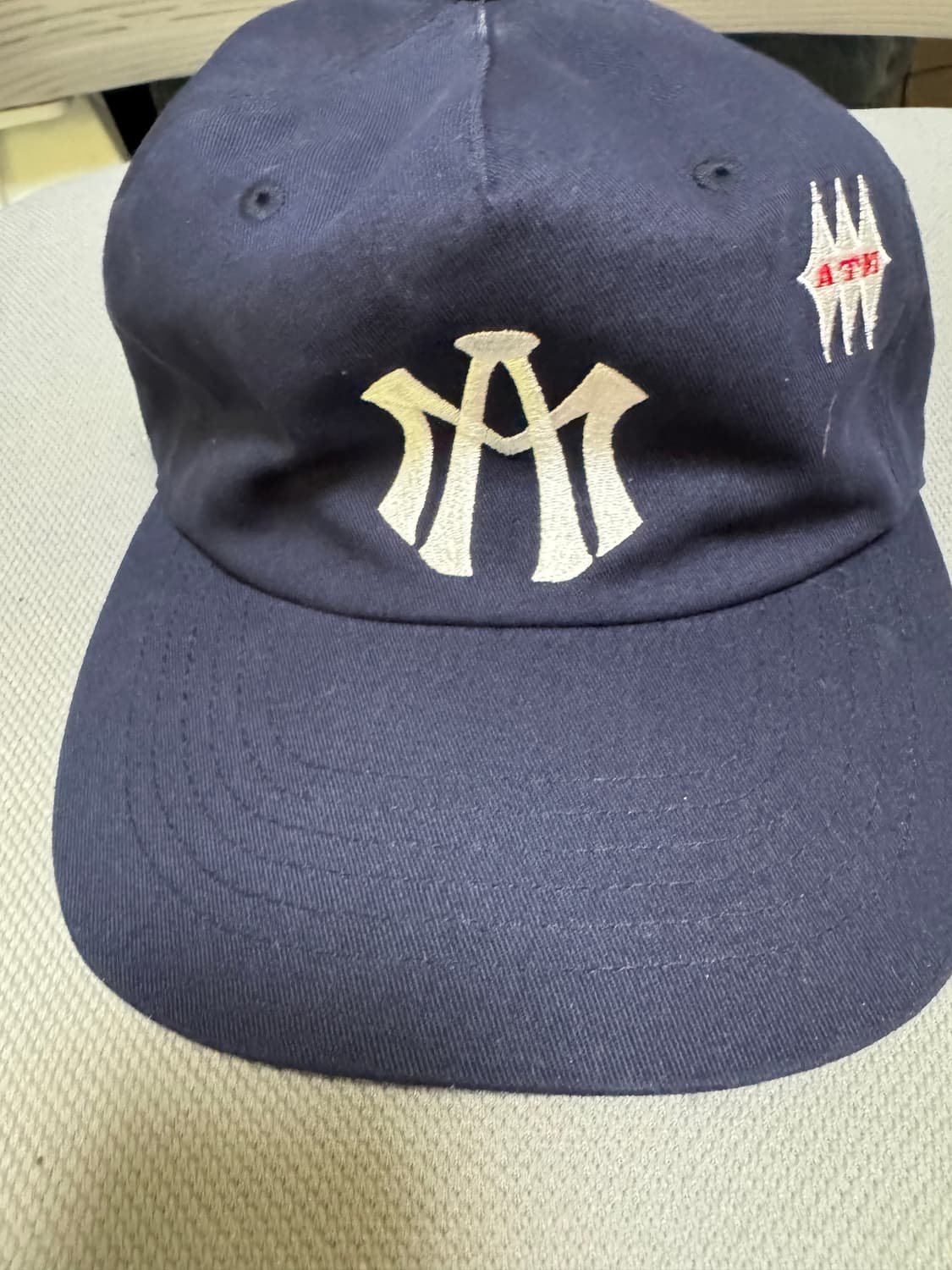 Aftermath 애프터매스 atm 로고 볼캡 네이비 상품이미지2