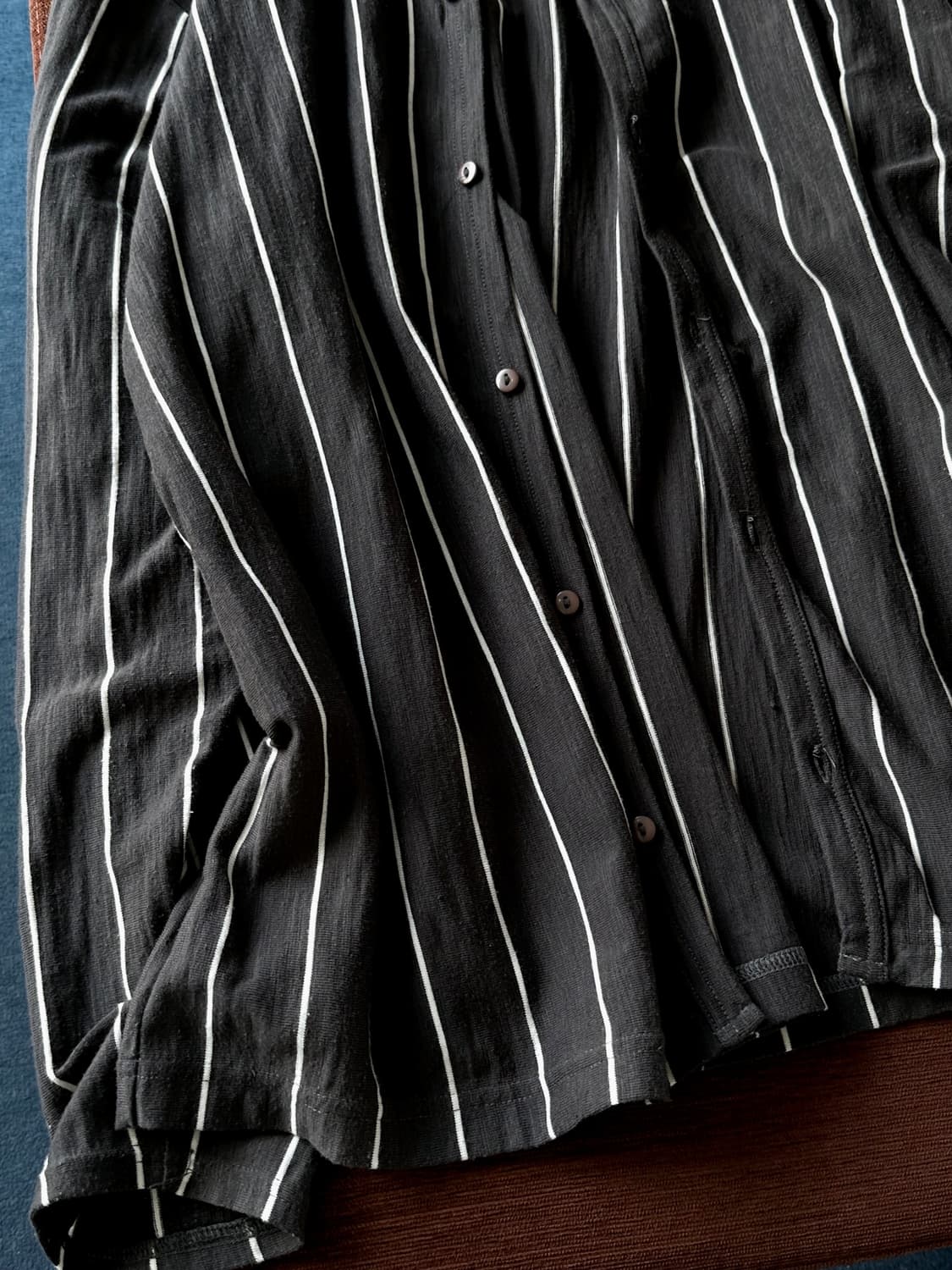 Cotton loose stripe cardigan 상품이미지4