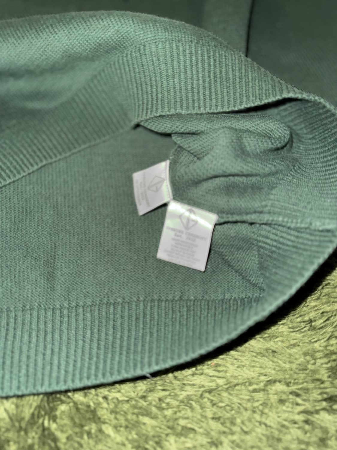 [M] 오프닝 세레머니 캣 엠브로이더리 니트 그린 상품이미지6