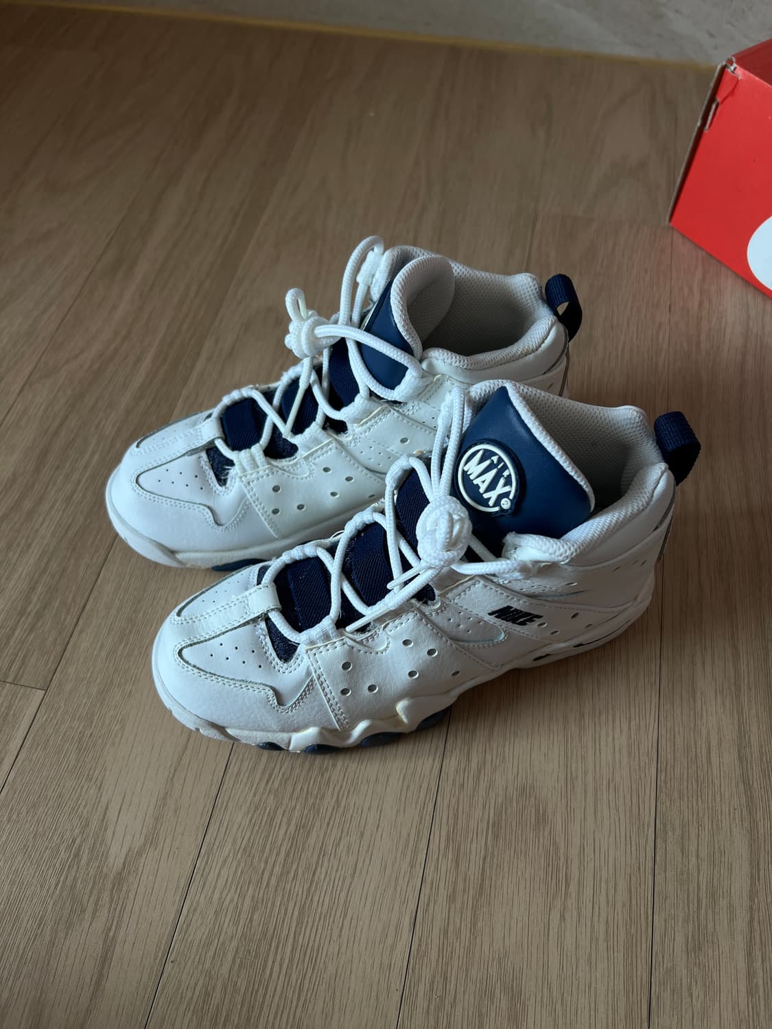 [220mm] [새제품] 나이키 에어 맥스 CB '94 (화이트/네이비) 상품이미지4