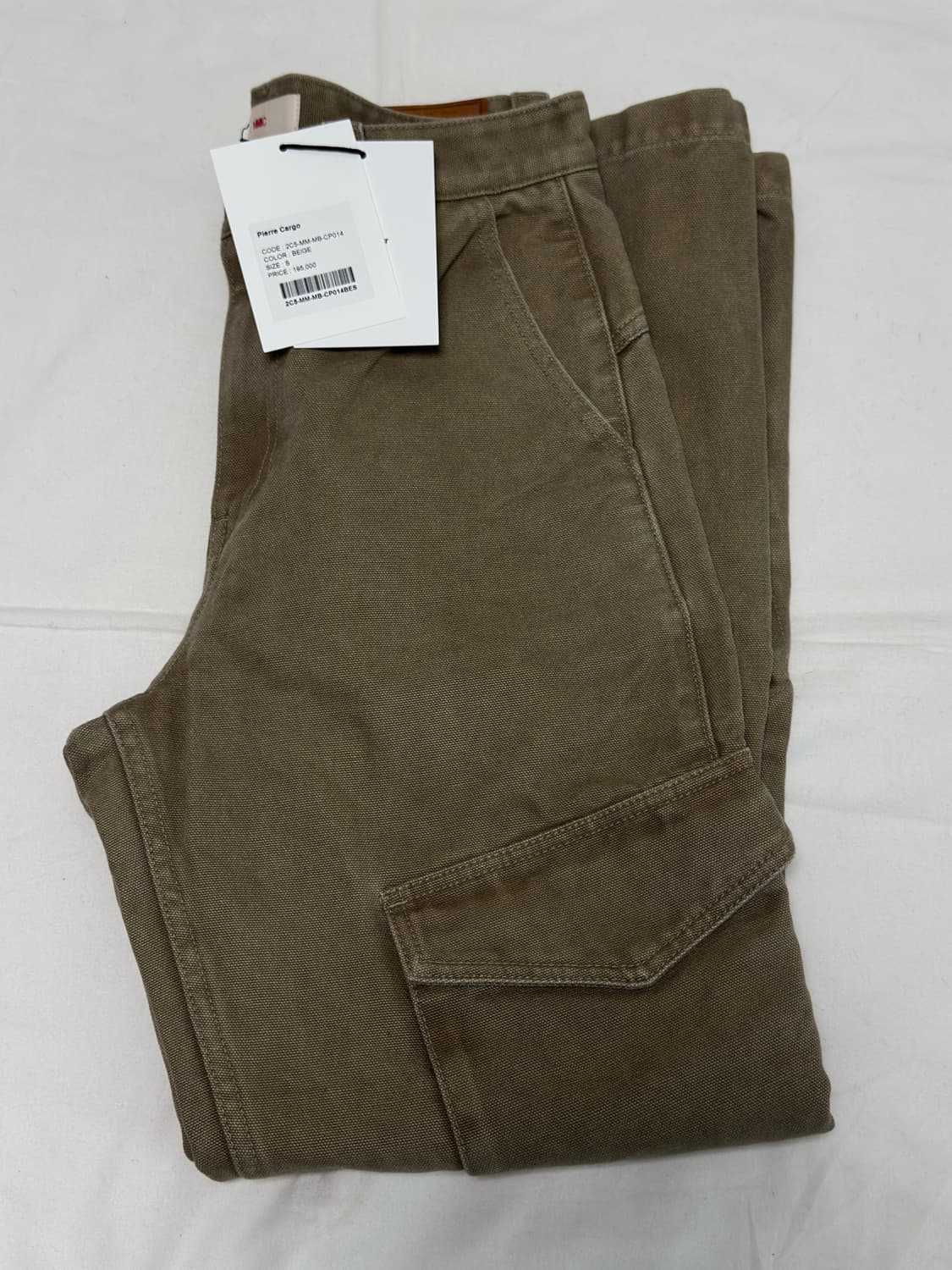 MMIC / 피에르 카고팬츠 (베이지) / S 상품이미지3