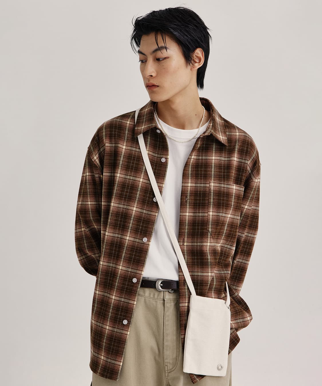 키뮤어 플란넬 체크셔츠/ 남자 셔츠 / 남성 셔츠  상품이미지1