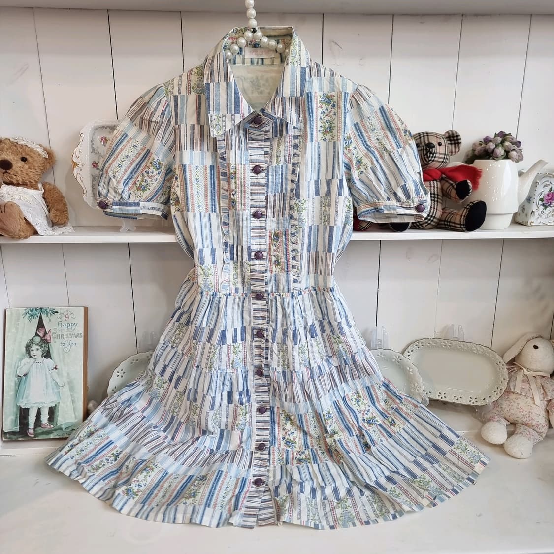 리즈리사(Liz Lisa) 패치워크  원피스 상품이미지6