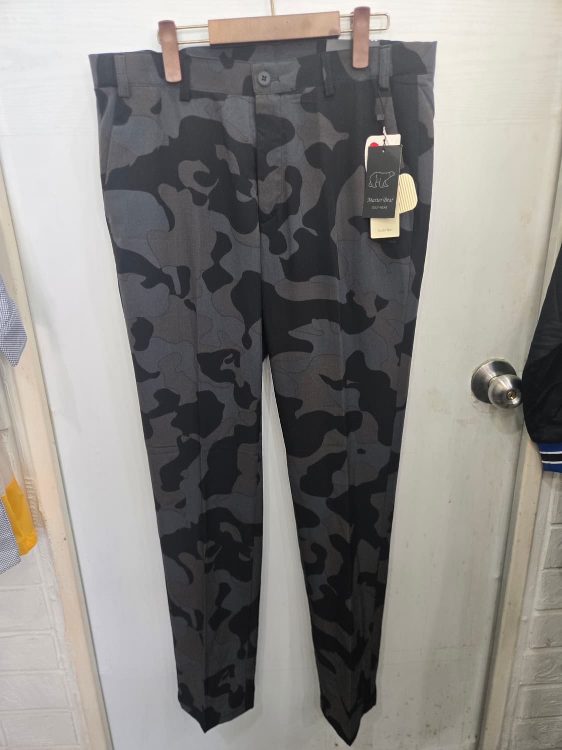 36사이즈,택있는 새상품 )) MASTER BEAR 마스터베어 골프 바지 상품이미지1