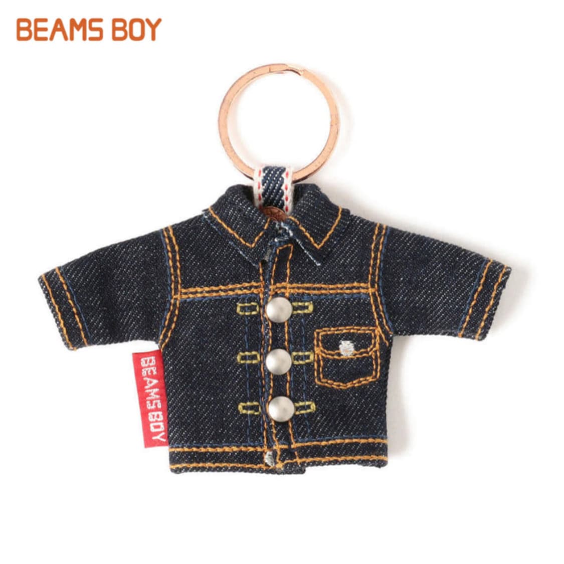 BEAMS 빔즈 보이 데님 자켓 키 홀더 새상품 상품이미지2