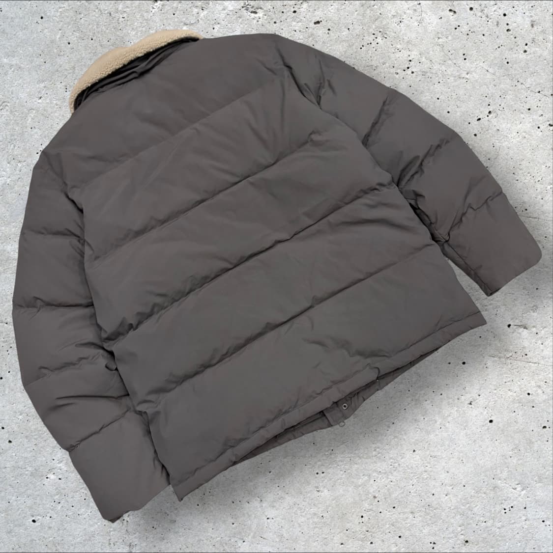 [110] 스노우피크 부클넥 브라운 챠콜 숏 패딩 점퍼 C790 상품이미지2