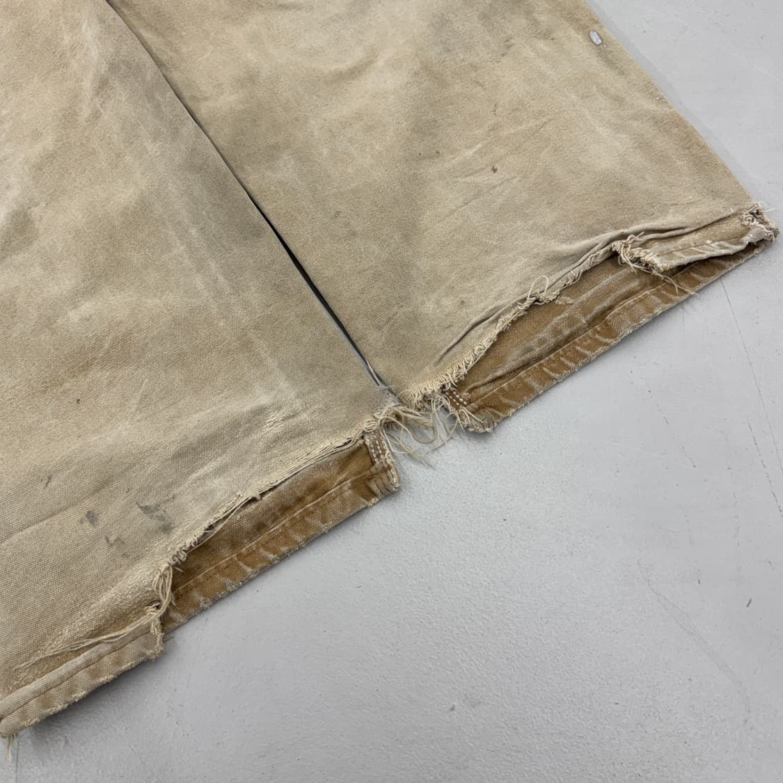 칼하트 OG 가죽패치 페이딩 카펜터 와이드 덕캔버스 워크팬츠 상품이미지9