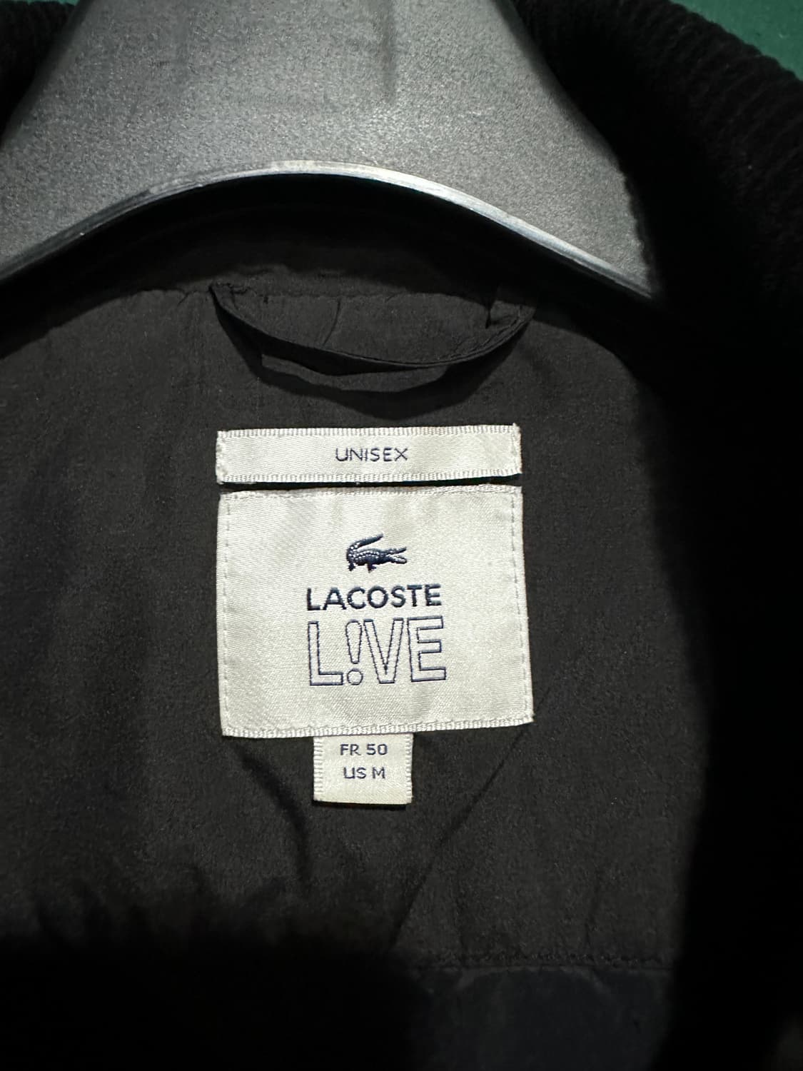 라코스테 라이브 퀼팅자켓 블랙105 상품이미지3