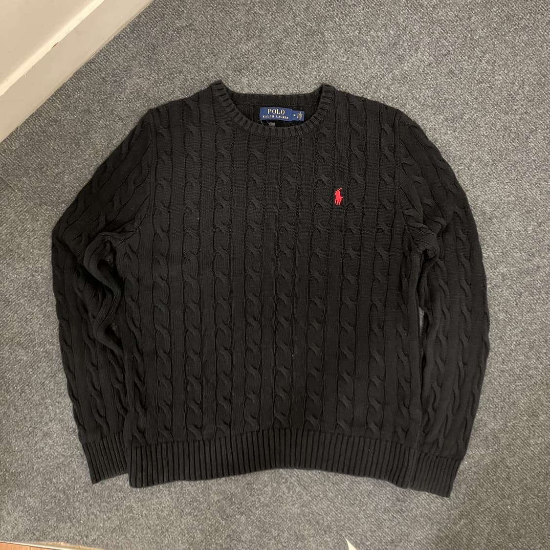 N133 폴로 케이블 꽈배기 니트 상품이미지2